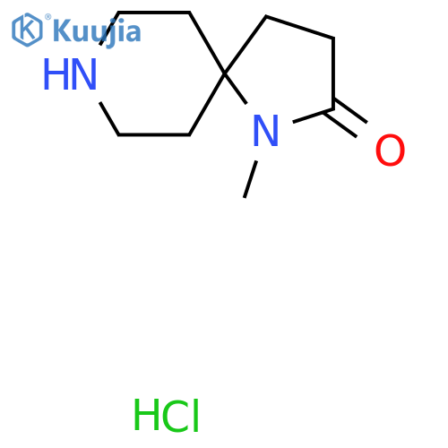 1-methyl-1,8-diazaspiro[4.5]decan-2-one;hydrochloride structure
