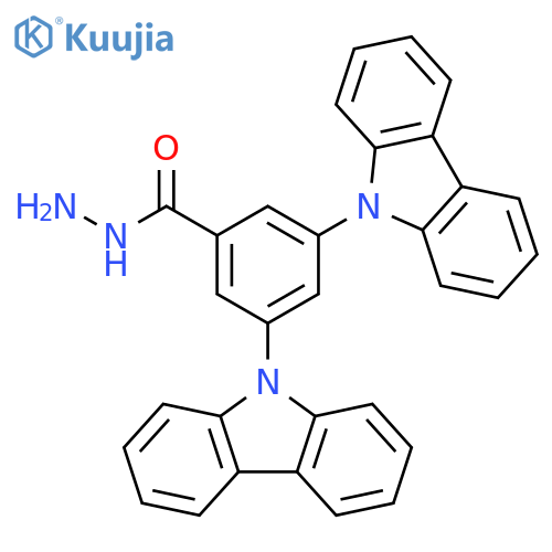 3,5-Di(9H-carbazol-9-yl)benzohydrazide structure