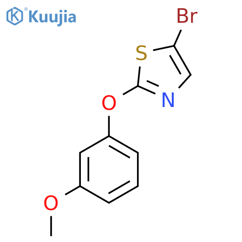 5-Bromo-2-(3-methoxyphenoxy)-1,3-thiazole structure