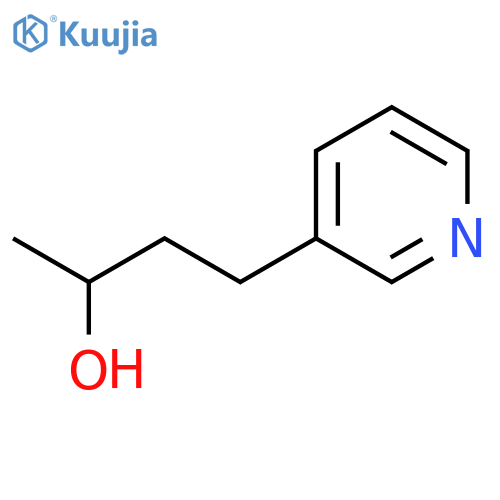 4-(pyridin-3-yl)butan-2-ol structure