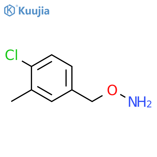 O-(4-chloro-3-methylphenyl)methylhydroxylamine structure