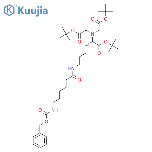 N-Benzyloxycarbonyl Aminocaproic Nitrilotriacetic Acid Tri-tert-butylester structure