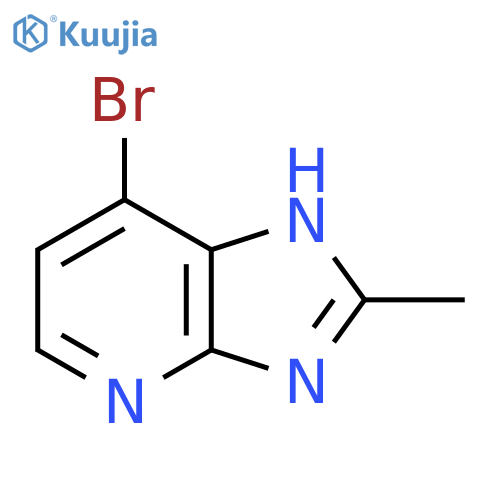7-Bromo-2-methyl-3H-imidazo[4,5-b]pyridine structure