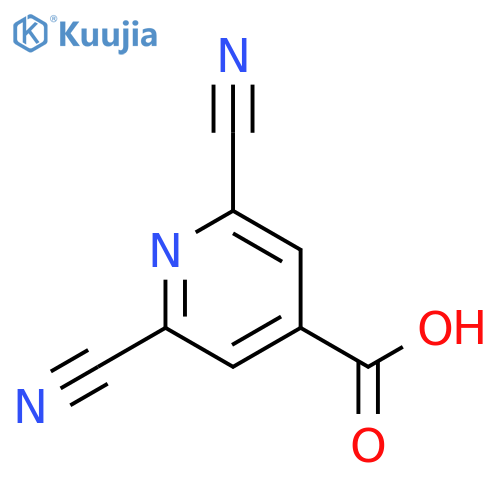 2,6-dicyanopyridine-4-carboxylic acid structure