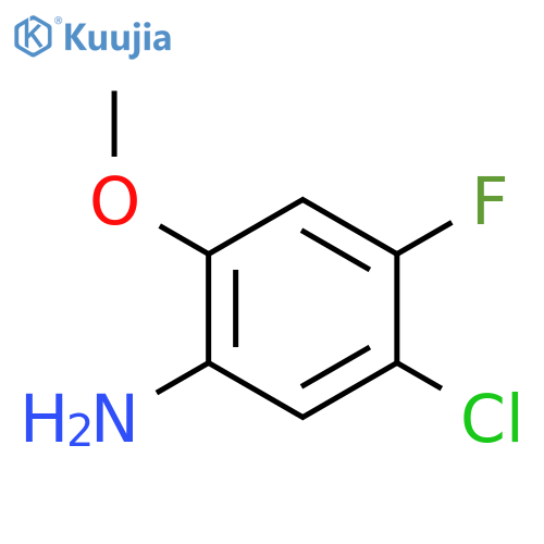 5-Chloro-4-fluoro-2-methoxyaniline structure