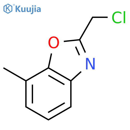 Benzoxazole, 2-(chloromethyl)-7-methyl- structure