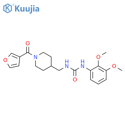 1-(2,3-dimethoxyphenyl)-3-{1-(furan-3-carbonyl)piperidin-4-ylmethyl}urea structure