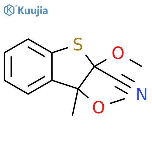 Benzo[b]thiophene-2-carbonitrile, 2,3-dihydro-2,3-dimethoxy-3-methyl- structure