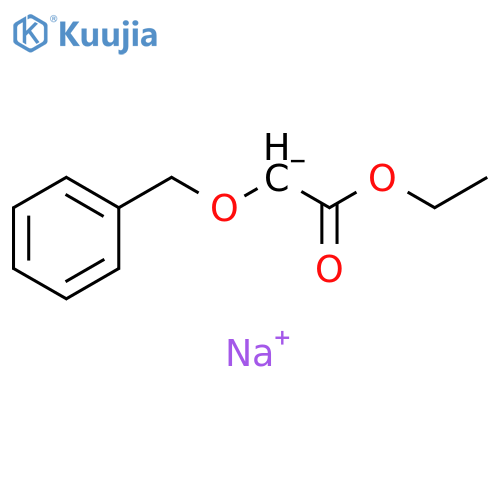 Acetic acid, (phenylmethoxy)-, ethyl ester, ion(1-), sodium (9CI) structure