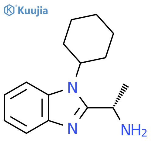 (S)-1-(1-Cyclohexyl-1H-benzo[D]imidazol-2-YL)ethanamine structure