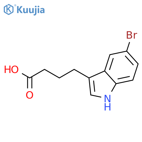 5-Bromoindole-3-butyric acid structure