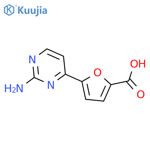 5-(2-Amino-pyrimidin-4-yl)-furan-2-carboxylic acid structure