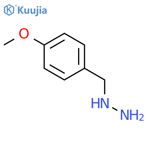 [(4-methoxyphenyl)methyl]hydrazine structure