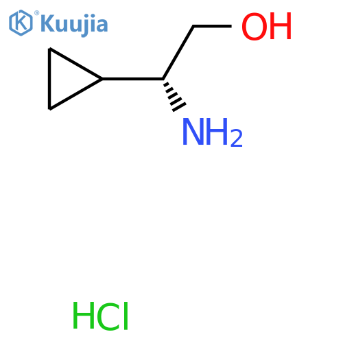(R)-2-Amino-2-cyclopropylethanol hydrochloride structure