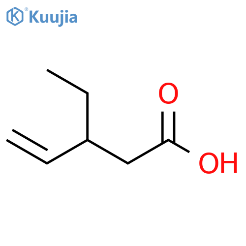 3-ethylpent-4-enoic acid structure