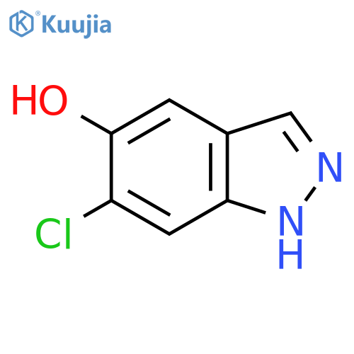 6-chloro-1H-indazol-5-ol structure