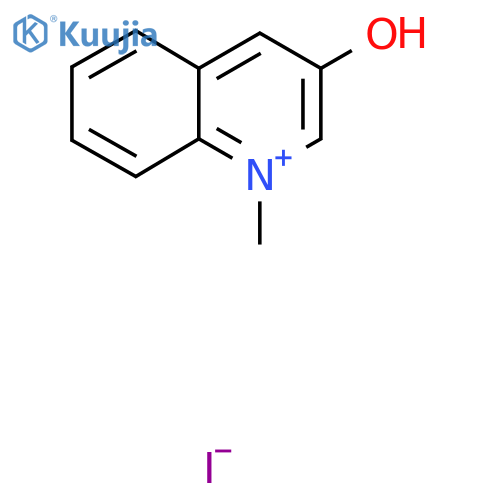3-Hydroxy-1-methylquinolin-1-ium iodide structure