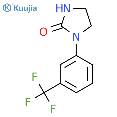 1-3-(trifluoromethyl)phenylimidazolidin-2-one structure