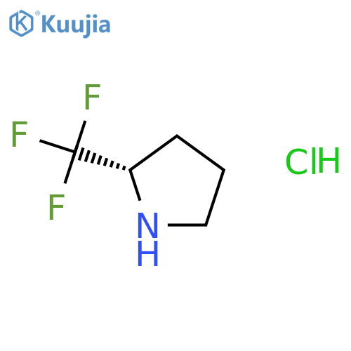 (2S)-2-(Trifluoromethyl)pyrrolidine Hydrochloride structure