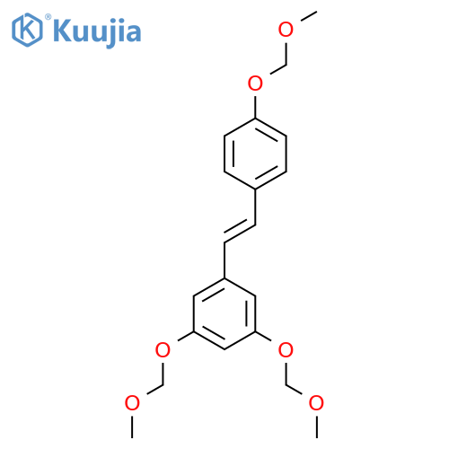 1,3-Bis(methoxymethoxy)-5-(1E)-2-4-(methoxymethoxy)phenylethenyl-benzene structure