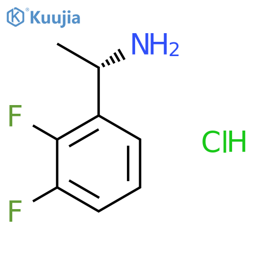 (S)-1-(2,3-Difluorophenyl)ethanamine Hydrochloric Acid Salt structure