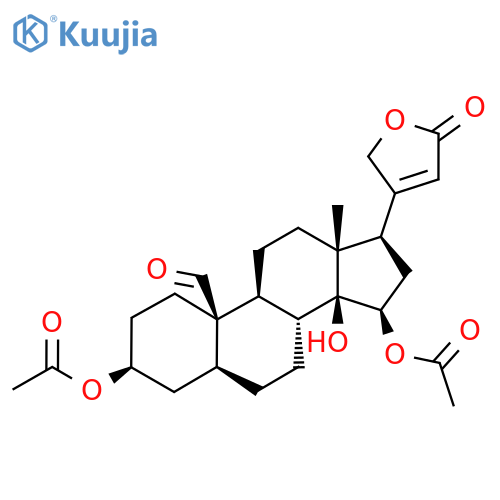 Alloglaucotoxigenin, 3,15-diacetate structure