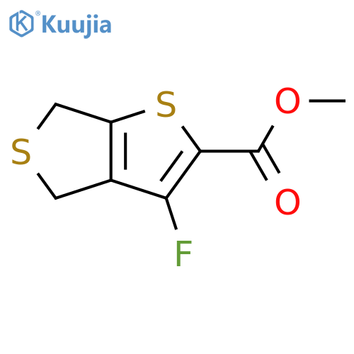 Methyl 3-fluoro-4,6-dihydrothieno[3,4-b]thiophene-2-carboxylate structure