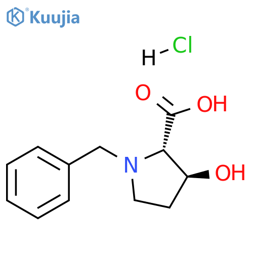 (2s,3s)-1-Benzyl-3-hydroxypyrrolidine-2-carboxylic Acid Hydrochloride structure