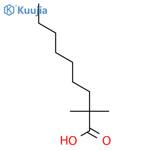 2,2-Dimethylnonanoic Acid structure