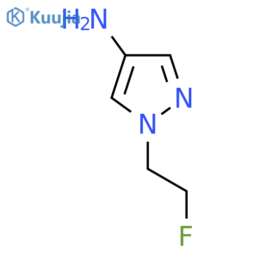 1-(2-fluoroethyl)-1H-pyrazol-4-amine structure