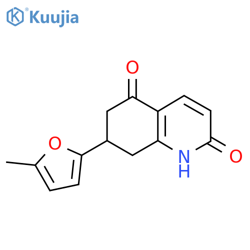7-(5-Methyl-2-furyl)-7,8-dihydroquinoline-2,5(1H,6H)-dione structure