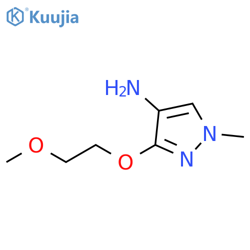 3-(2-methoxyethoxy)-1-methyl-1H-pyrazol-4-amine structure