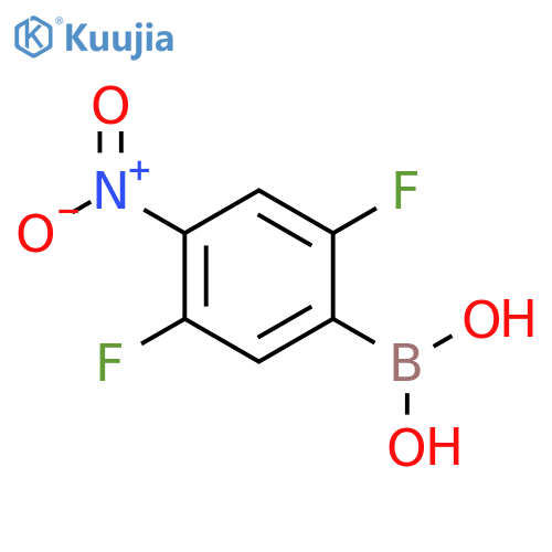 Boronic acid, B-(2,5-difluoro-4-nitrophenyl)- structure