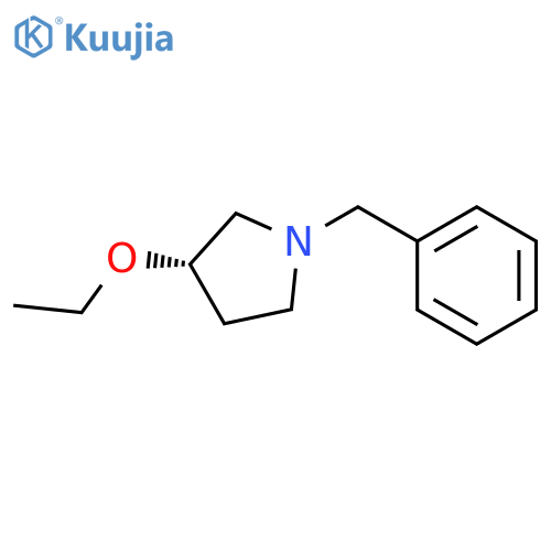 Pyrrolidine,3-ethoxy-1-(phenylmethyl)-, (S)- (9CI) structure