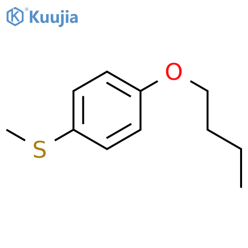 1-butoxy-4-methylsulfanylbenzene structure