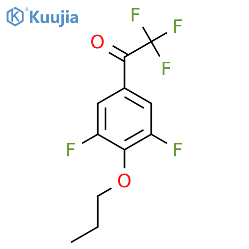 1-(3,5-Difluoro-4-propoxyphenyl)-2,2,2-trifluoroethanone structure