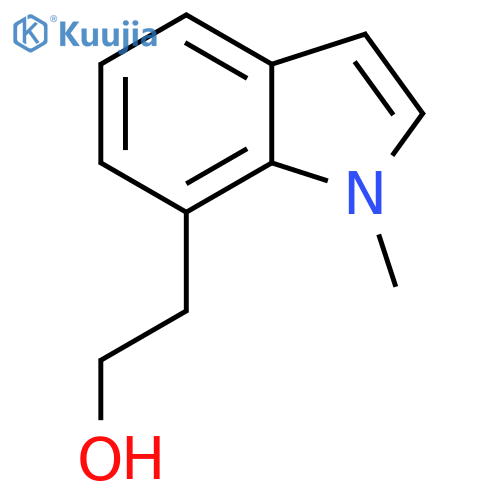 2-(1-methyl-1H-indol-7-yl)ethan-1-ol structure