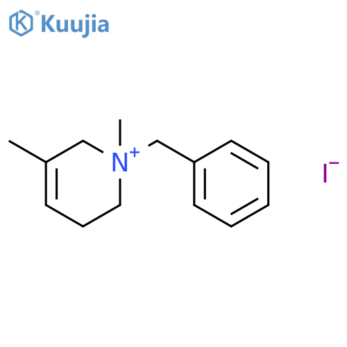 Pyridinium, 1,2,3,6-tetrahydro-1,5-dimethyl-1-(phenylmethyl)-, iodide structure
