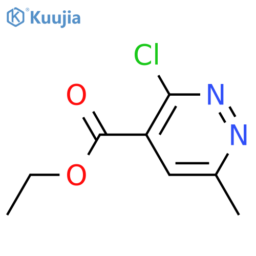 Ethyl 3-chloro-6-methylpyridazine-4-carboxylate structure