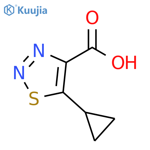 5-Cyclopropyl-1,2,3-Thiadiazole-4-Carboxylic Acid structure