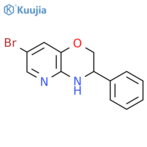 7-Bromo-3-phenyl-3,4-dihydro-2H-pyrido[3,2-B][1,4]oxazine structure