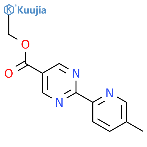 Ethyl 2-(5-methylpyridin-2-YL)pyrimidine-5-carboxylate structure