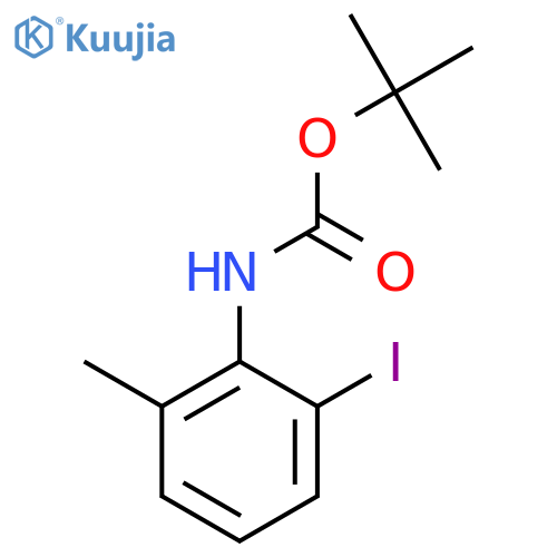Tert-butyl (2-iodo-6-methylphenyl)carbamate structure