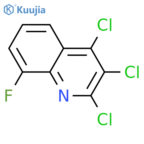 2,3,4-Trichloro-8-fluoroquinoline structure