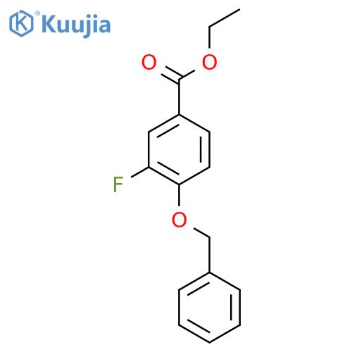Ethyl 4-(benzyloxy)-3-fluorobenzoate structure