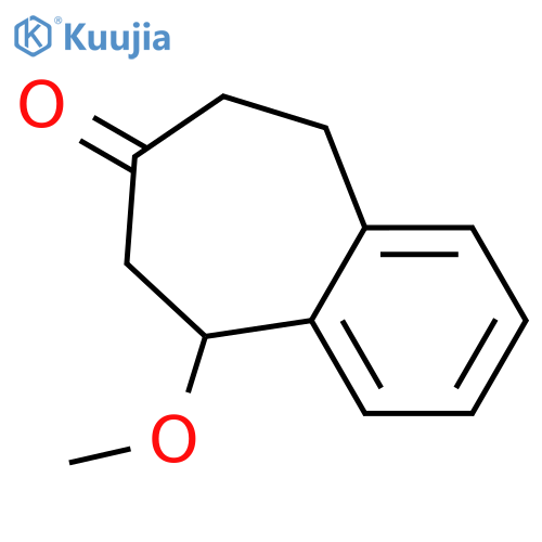 7H-Benzocyclohepten-7-one, 5,6,8,9-tetrahydro-5-methoxy- structure
