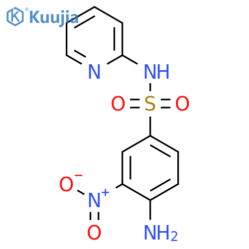 Benzenesulfonamide, 4-amino-3-nitro-N-2-pyridinyl- structure