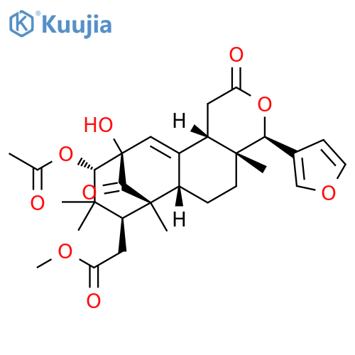 Detigloyl-6-deoxy-2-hydroxyswietenine; 3-Ac structure