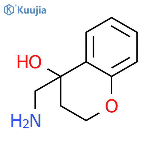 4-(aminomethyl)-3,4-dihydro-2H-1-benzopyran-4-ol structure