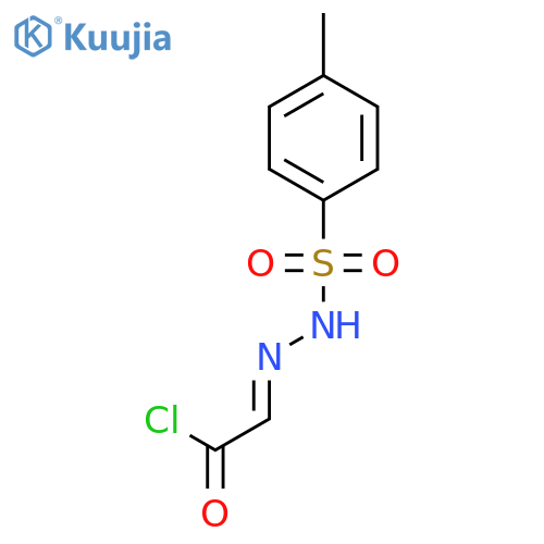 (E)-2-(2-Tosylhydrazono)acetyl chloride structure